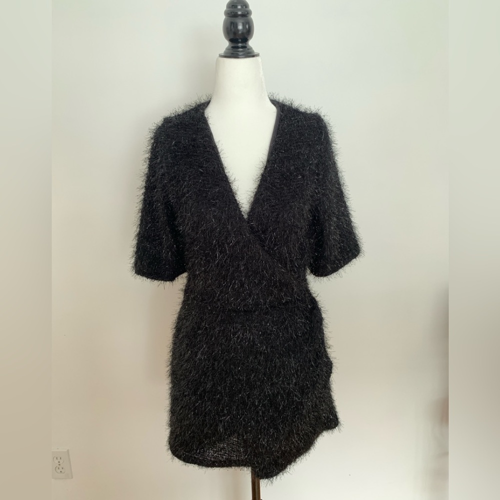 Smash+Tess & Hillary Duff Tinsel Black Romper Size Small